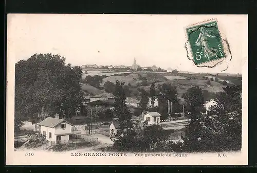 AK Les Grands-Ponts, Vue générale de Légny