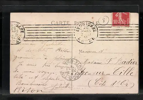 AK La Giraudiére, Vue prise du Nord