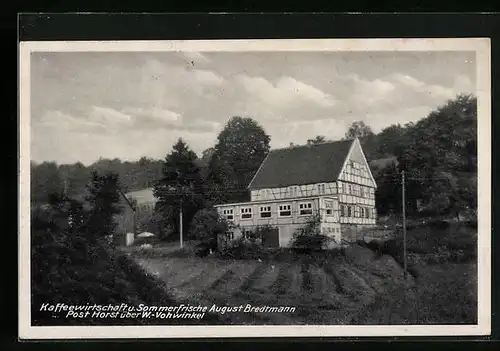 AK Vohwinkel / Horst, Cafe August Bredtmann