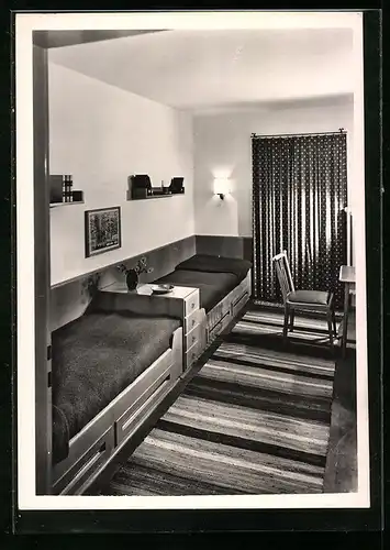 AK Grünwald, Sportschule, Zimmer im Unterkunftsgebäude