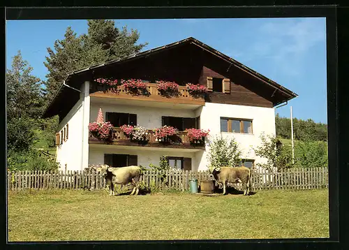 AK Deutschnofen, Hotel Haus Oberzöhr, Prent 4