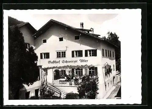 AK Tisens /Merano, Gasthof Schwarzer Adler