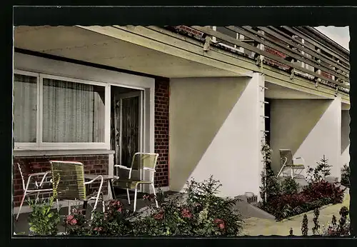 AK Rettin / Ostsee, Hof Nettesheim, Terrassen