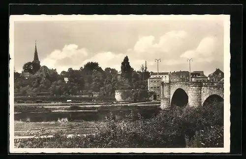 AK Rheine i. W., Partie an der Ems