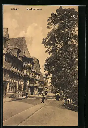 AK Goslar / Harz, Marktstrasse