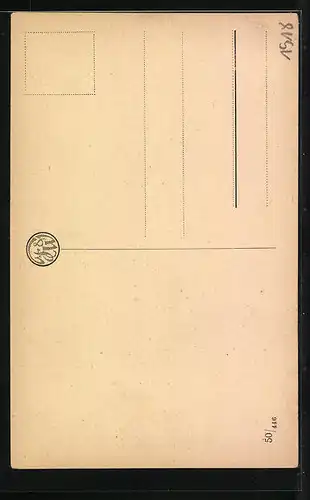 AK Löbau i. Sa., Kirchpartie mit Teich