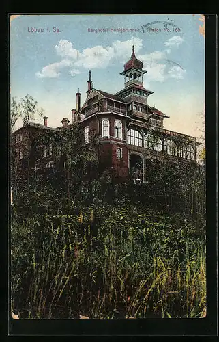 AK Löbau i. Sa., Berhotel Honigbrunnen