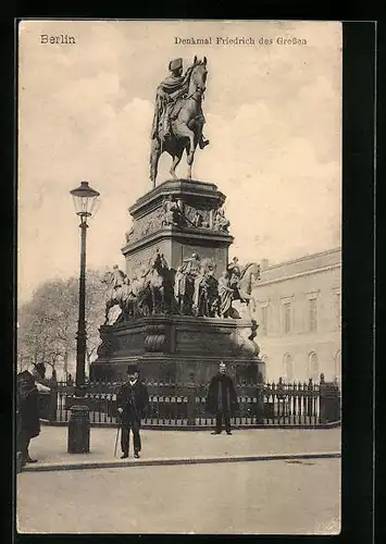 AK Berlin, Denkmal Friedrich des Grossen