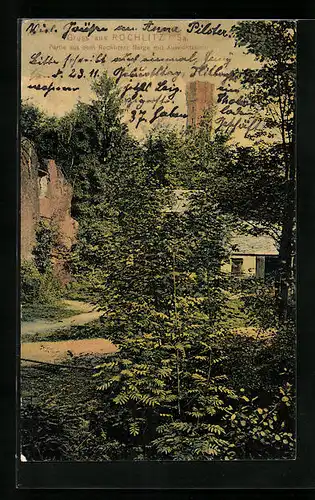 AK Rochlitz i. Sa., Rochlitzer Berg mit Aussichtsturm
