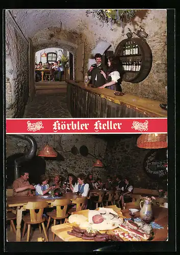 AK Tscherms, Gasthof Körbler Keller, Gampenstrasse 28