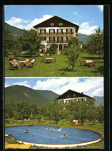 AK Lana bei Meran, Pension Pfeiss, Feldgatterweg 6