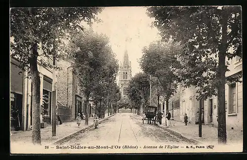 AK Saint-Didier-au-Mont-d`Or, Avenue de l`Eglise