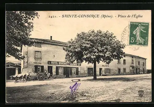 AK Sainte-Consorce, Place de l`Église