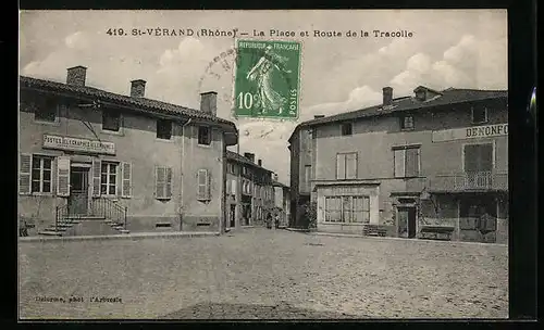 AK St-Vérand, La Place et Route de la Tracolle