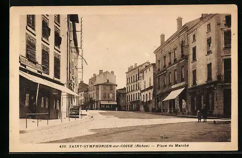 AK Saint-Symphorien-sur-Coise, Place du Marché