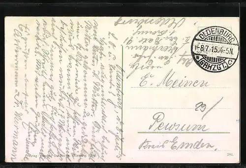 AK Oldenburg, Partie in der Ofenerstrasse