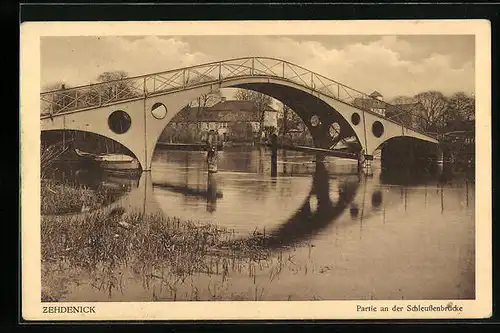 AK Zehdenick, Partie an der Schleussenbrücke