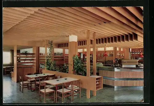 AK Moos in Sexten, Pasticceria-Cafe-Konditorei Happacher, Innenansicht