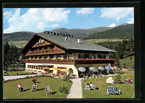 AK Sexten, Sporthotel Im Fischleintal mit Garten