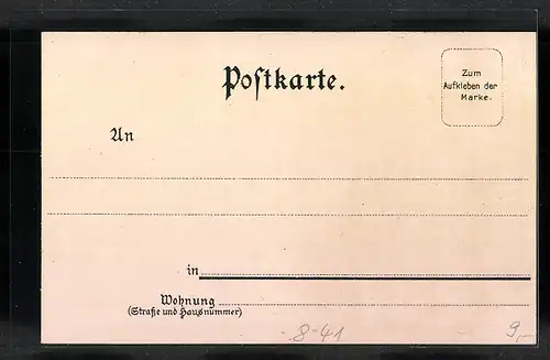 Lithographie Aecht Franck, Caffee-Zusatz, Altenburg, Paar in Tracht