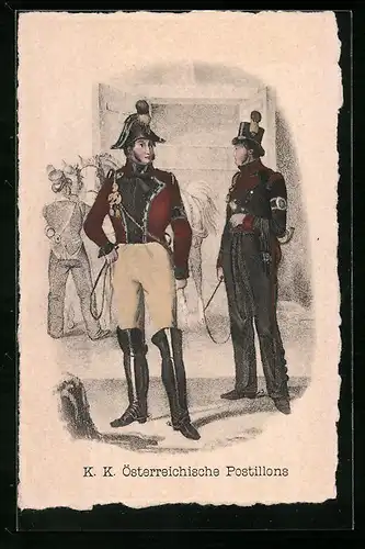 Künstler-AK K. K. Österreichische Postillons