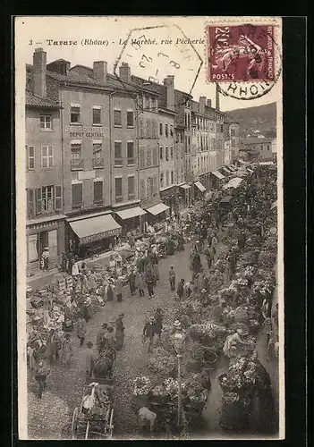AK Tarare, Le Marché, Rue Pecherie