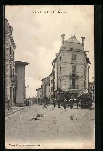 AK Cublize, Rue Centrale