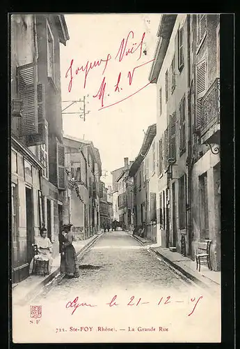 AK Ste-Foy, La Grande Rue