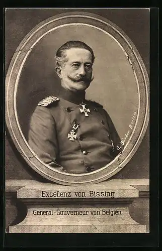 AK Excellenz von Bissing, General-Gouverneur von Belgien