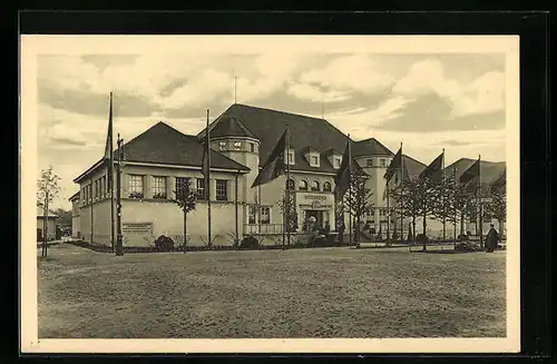 AK Leipzig, Weltausstellung für Buchgewerbe und Graphik1914 - Oesterreichisches Staatsgebäude