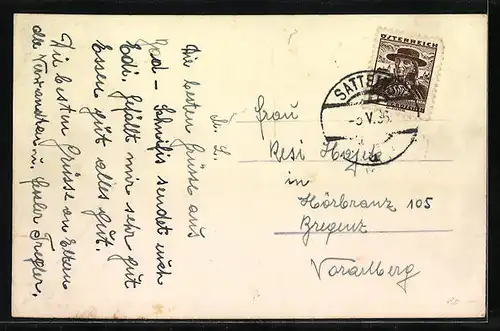 AK Bad Schnifis, Gasthof und Kneippanstalt mit Bergpanorama