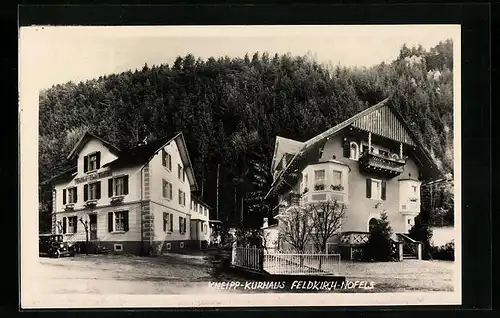 AK Feldkirch-Nofels, Kneipp-Kurhaus und Gasthof Bad Nofels