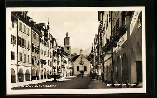 AK Feldkirch, Blick in die Marktstrasse