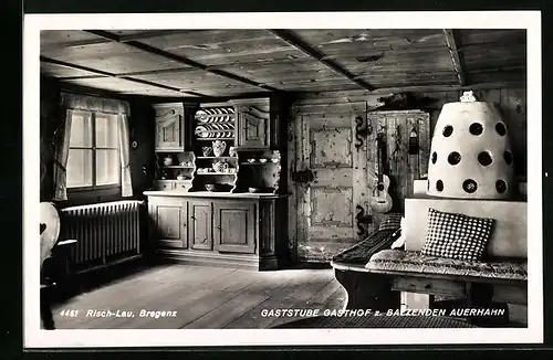 AK Zug am Arlberg, Gasthaus zum Balzenden Auerhahn