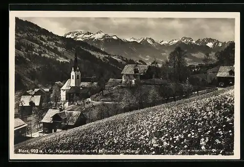 AK Blons, Gasthaus zum Adler