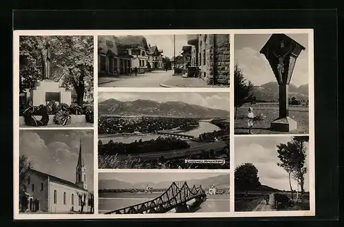 AK Lustenau, Flusspartie, Kirche