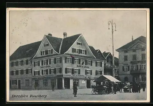 AK Dornbirn, Gasthof zum Hirschen