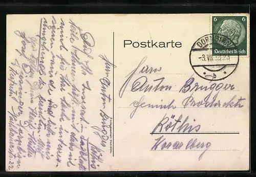 AK Dornbirn, Gasthof zum Hirschen