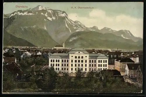 AK Dornbirn, K. K. Oberrealschule