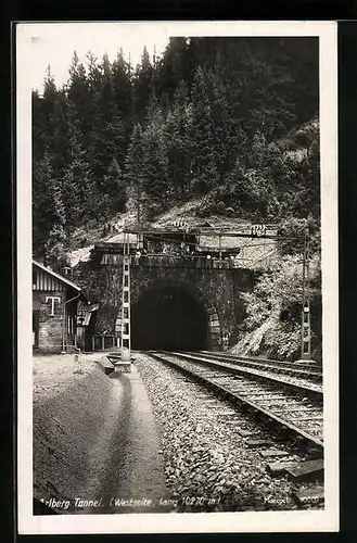 AK Langen am Arlberg, Arlberg Tunnel, Westseite