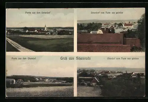 AK Sitzenroda, Partie aus dem Unterdorf