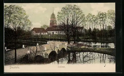 AK Diepholz, Blick zum Schloss