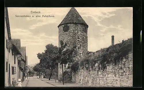AK Einbeck, Sonnenhaken und alter Pulverturm