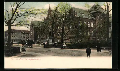 AK Holzminden, Ansicht der Baugewerkschule