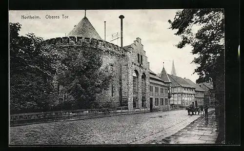 AK Northeim, Oberes Tor mit Kutsche