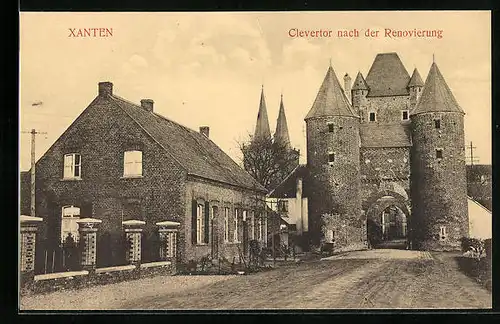 AK Xanten, Clevertor nach der Renovierung