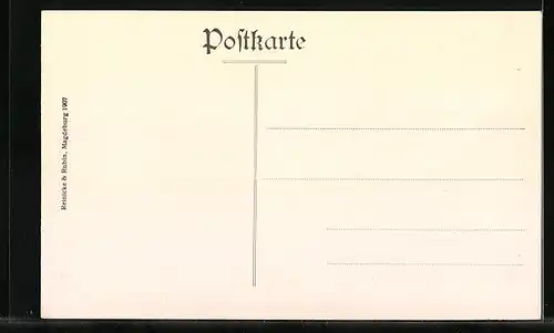 AK Hildburghausen, Markt mit Geschäften und Rathaus