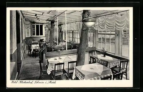 AK Lehnin i. Mark, Hotel Klosterhof, Innenansicht