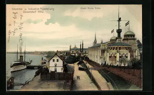 AK Gewerbe- und Inudstrie-Ausstellung Düsseldorf 1902