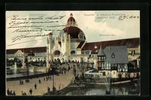 AK Düsseldorf, Gewerbe- und Industrie-Austellung 1902